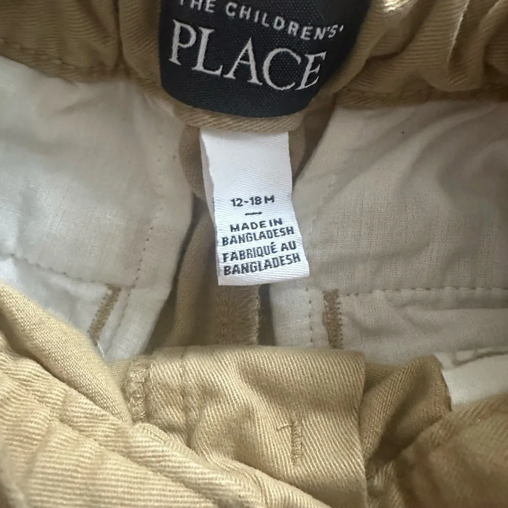 Kids Tan Shorts - Picture 2 of 3